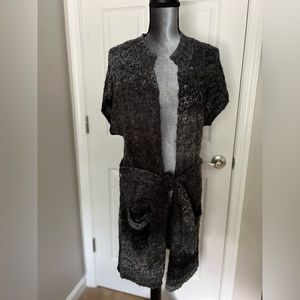 Women Casual Sleeveless Open Front Tunic Vest Long Cardigan Top Coat